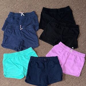 Kids Assorted Color Shorts Set of 7
